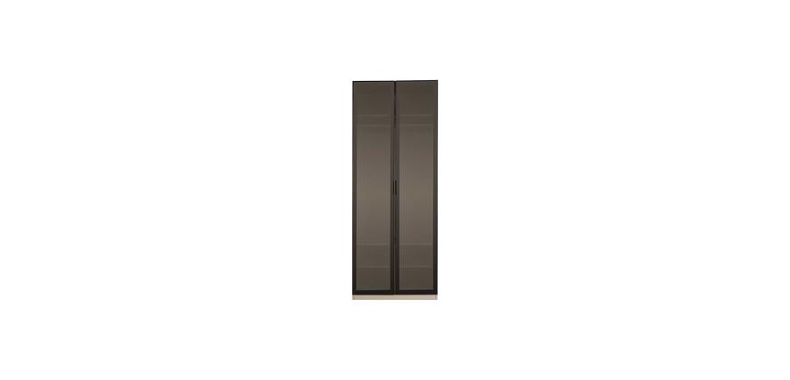 Double Seat Sofa Wardrobe with Glass Glass Cover with Geralt