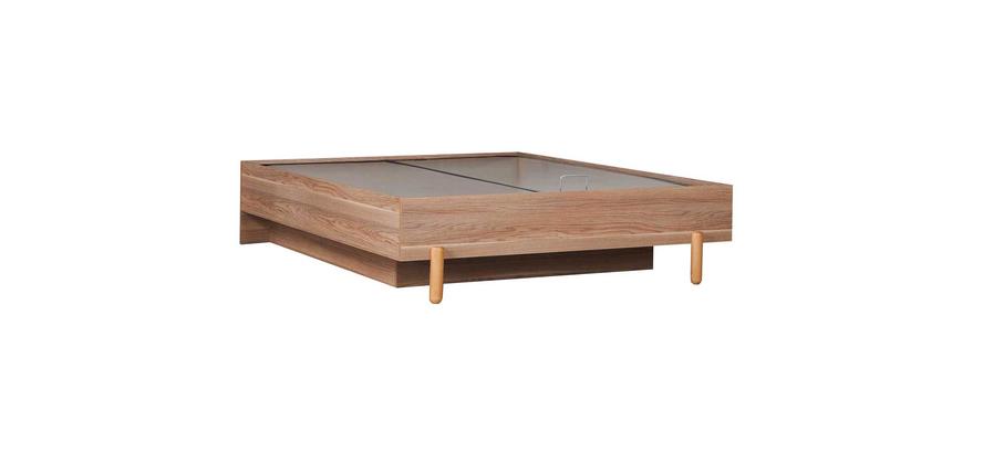 NATURA Bedstead Mattress Bed Base 160 (Without Headboard)